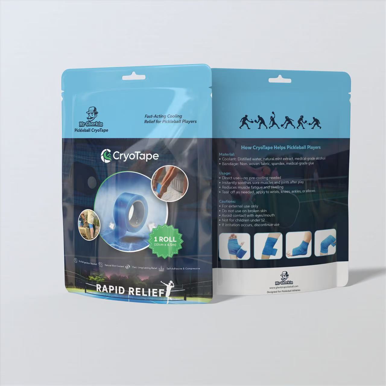 Mr Gherkins CryoTape™ Bag 7.5cm (English Version)